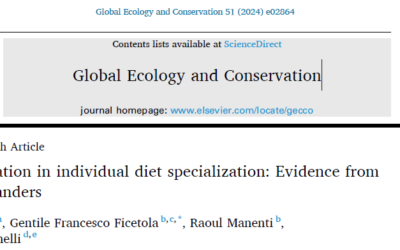 New article on salamander diet specialization